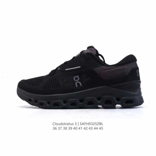 200 【公司级】On 昂跑 运动鞋 Cloudstratus 3代跑鞋 加倍跑厚底增高老爹鞋，才过瘾。为长距离路跑鞋系列带来升级的性能输出，迈上新高度的缓震效