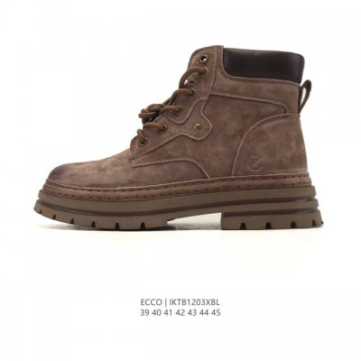 公司级 Ecco爱步 新款户外徒步运动靴子 小红书爆款 百搭休闲款板鞋 精选鞋面走线工整 清晰质感 原单品质 采用Ecco家族工艺 高端时尚 简约大气 防滑舒适