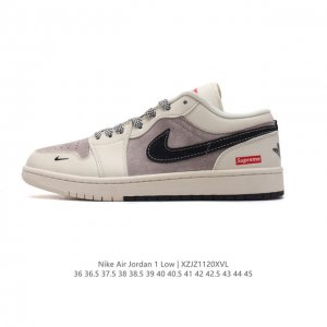 公司级 耐克 乔丹air Jordan 1 Low Aj1 乔1 乔丹1代aj1 低帮复古文化休闲运动篮球鞋。该鞋款从 1985 年元年款汲取设计灵感，焕新演绎