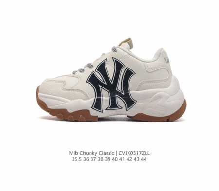 韩国mlb 男女复古老爹 Mlb Bigball Chunky Mono 复古印花 男女厚底增高纽约洋基队老爹运动休闲鞋 Mlb他们家老爹鞋一直都是深受大家喜爱 - 点击图像关闭