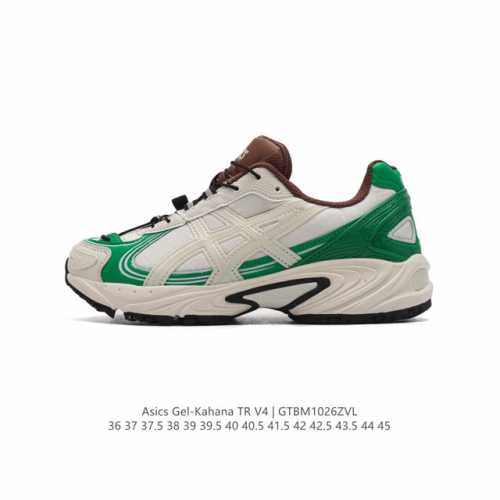 Asics GEL-KAHANA TR V4 亚瑟士户外运动鞋户外运动鞋 脚感非常好透气 户外登山鞋，这双鞋极具户外运动风格设计，大底与中底采用了AHAR耐磨橡