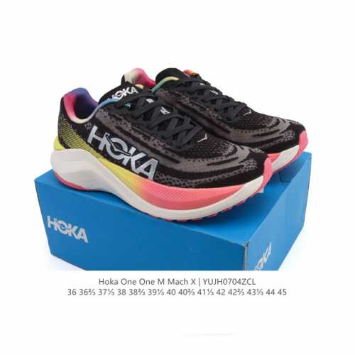 公司级 Hoka One One独特的竞训鞋,主打舒适软弹Hokamach马赫6#竞速跑鞋 Hoka Mach 6 轻盈且富有弹性的舒适感！迄今为止最轻量灵敏的