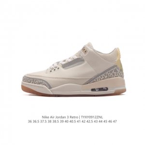 公司级 耐克 乔丹 Aj3 耐克 Nike Air Jordan 3 Retro Se 乔3 复刻篮球鞋 乔丹3代 三代 男女子运动鞋，作为 Aj 系列中广受认