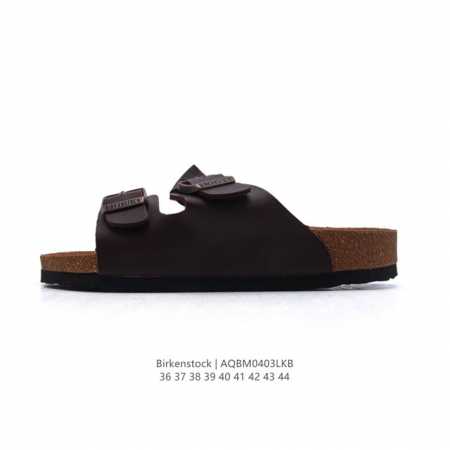 公司级 德国百年知名鞋履品牌 博肯Birkenstock 勃肯拖鞋系列凉拖鞋休闲沙滩凉鞋 广东原产#采用质地柔软牛皮革 中底搭载缓震软木橡胶 外置Eva轻量片装 - 点击图像关闭