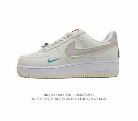 耐克 Nike Air Force 1 07 空军一号 Af 1 低帮厚底增高百搭休闲运动板鞋 柔软 弹性十足的缓震性能和出色的中底设计 横跨复古与现代的外型结 - 点击图像关闭