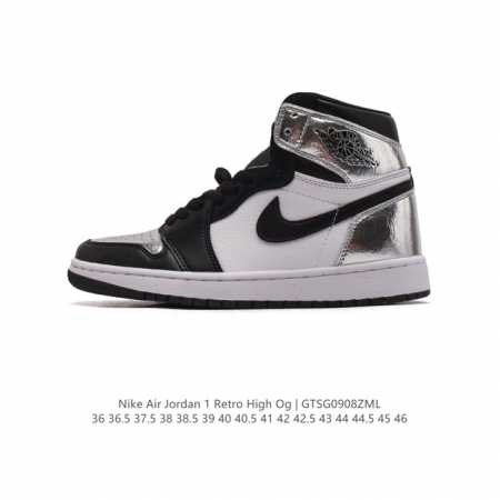 公司级 头层皮 耐克 男女鞋 Nike Air Jordan 1 Retro High Og 乔丹一代aj1 乔1 Aj1 篮球鞋复刻运动鞋。皮面高帮板鞋的设计 - 点击图像关闭