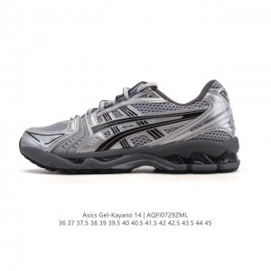 公司级 亚瑟士 Asics Gel-Kayano 14 公司级版本运动休闲透气专业缓震慢跑鞋。采用工程弹性双层再生网格密度鞋面材质，后跟3D可视Gel缓震乳胶物