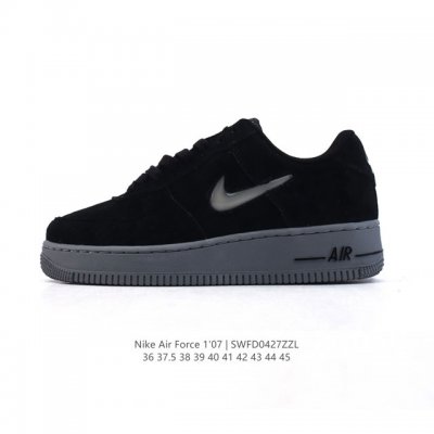 耐克 Nike Air Force 1 '07 Low 2025新年新款 空军一号含气垫 小白鞋 低帮百搭厚底增高休闲运动板鞋。柔软、弹性十足的缓震性能和出色的
