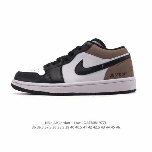 耐克 乔丹Air Jordan 1 Low Aj1 乔1 乔丹1代Aj1 低帮复古文化休闲运动篮球鞋。从1985 年面世的元年款汲取设计灵感，采用简洁大方的经典
