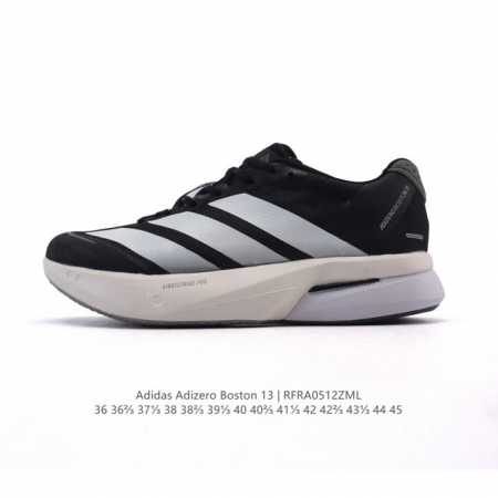 新品公司级 阿迪达斯 Adidas 男女子马拉松跑鞋波士顿13长距离跑鞋 Adizero Boston 13，训练长跑跑步鞋 男女同款，中底技术：前掌采用更大体 - 点击图像关闭