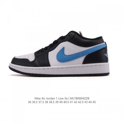 耐克 乔丹Air Jordan 1 Low Aj1 乔1 乔丹1代Aj1 低帮复古文化休闲运动篮球鞋。从1985 年面世的元年款汲取设计灵感，采用简洁大方的经典