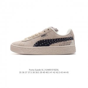 彪马PUMA SUEDE XL 低帮复古轻便透气防滑减震休闲鞋 小白鞋 厚底增高运动板鞋 类型：男女鞋 尺码: 35-45含半码 货号：398708-01 编码