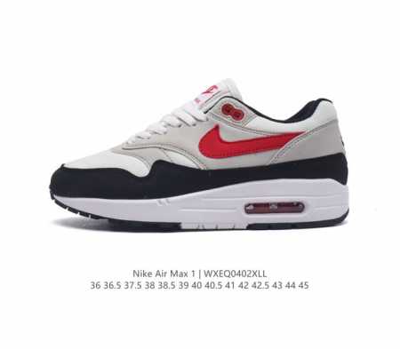耐克 Nike Air Max 1 Prm 男女子气垫缓震慢跑鞋 复古厚底增高运动鞋 从法国建筑中汲取设计灵感 兼具运动风范和时尚格调 是此系列起初搭载 Air - 点击图像关闭