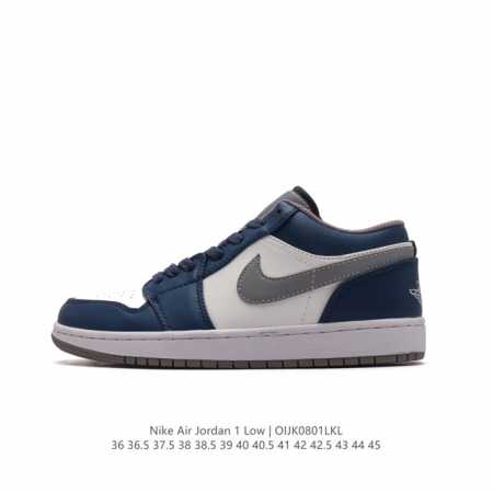 耐克 乔丹air Jordan 1 Low Aj1 乔1 乔丹1代aj1 低帮复古文化休闲运动篮球鞋。该鞋款从 1985 年元年款汲取设计灵感，焕新演绎简约经典 - 点击图像关闭
