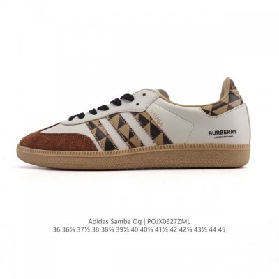 公司级 阿迪达斯 德训鞋 Adidas Originals Samba Og Shoes 经典运动鞋小白鞋 T头鞋 男女士板鞋 路易威登联名 彰显休闲摩登风情的