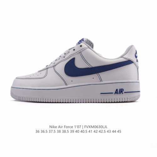 耐克 Nike Air Force 1 '07 Low 空军一号含气垫 小白鞋 低帮百搭厚底增高休闲运动板鞋。柔软、弹性十足的缓震性能和出色的中底设计，横跨复古