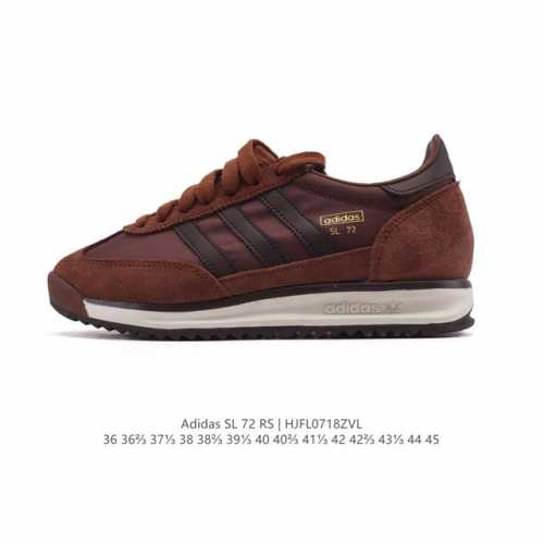 公司级 阿迪达斯Adidas Sl 72 Shoes 经典复古薄底运动鞋 T头鞋 三叶草复古休闲跑步鞋休闲运动鞋 这款经典运动鞋携复古型格，来访你的活力日常 采