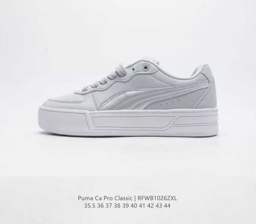 Puma Slipstream Lo Laces 彪马2023 秋冬新款 复古时尚厚底增高耐磨情侣休闲板鞋 码数 3 44 编码 Rfwb1026