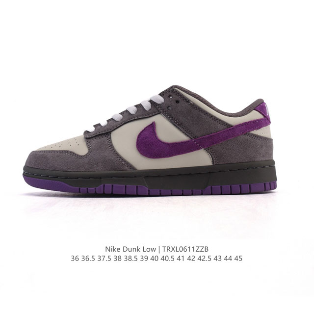 耐克 Nike Sb Dunk Low Pro 运动鞋复古板鞋 路易威登联名 潮滑板鞋。采用柔软皮革鞋面，经久耐穿，塑就如元年款 Dunk 般的复古质感。鞋头透