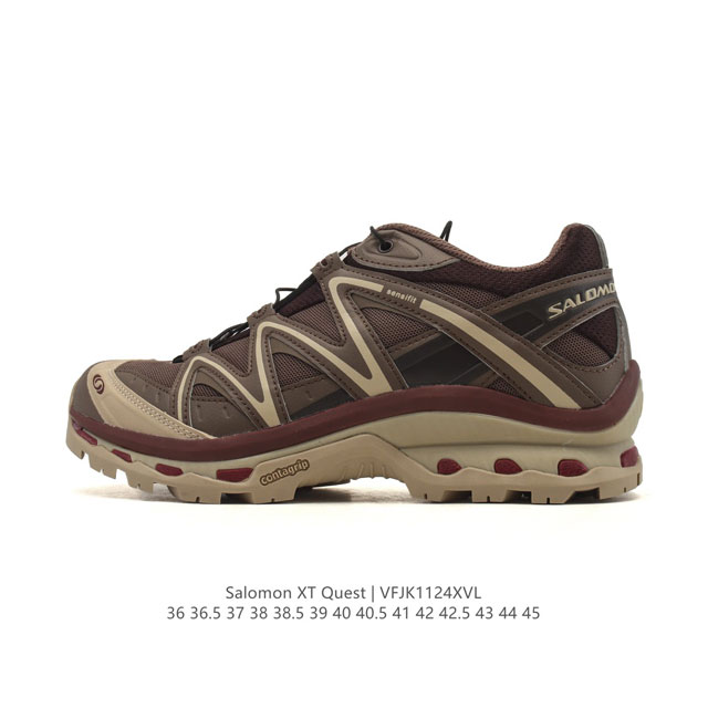 公司级 Salomon萨洛蒙 Xt-Quest 潮流 低帮 户外功能鞋徒步鞋 男女款 Salomon Xt-Quest Gtx是一款专为户外运动设计的多功能徒步