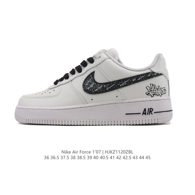公司级 Af1耐克 Nike Air Force 1 ‘07 Low 空军一号 厚底增高百搭运动板鞋 原楦头原纸板 打造纯正空军版型，专注外贸渠道 全掌内置蜂窝