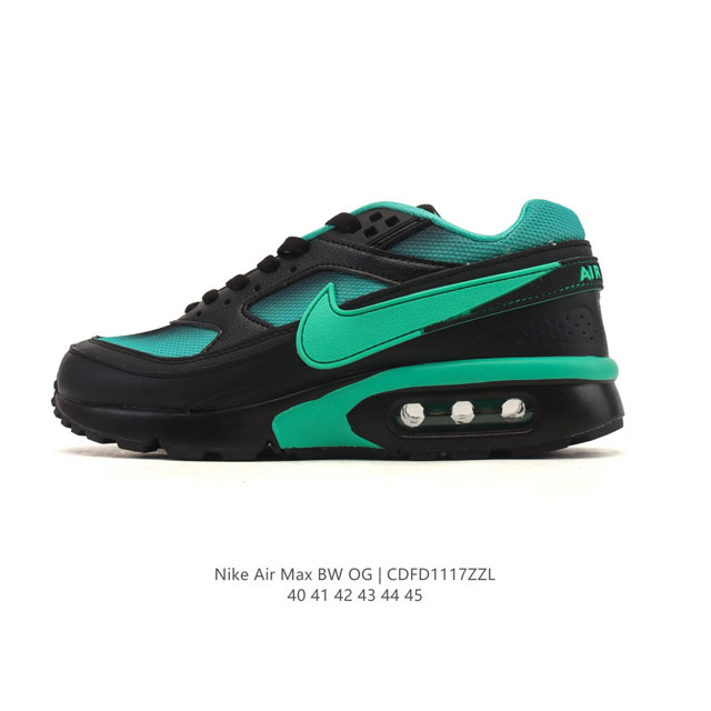 新品 耐克 新款跨境Max Bw Og persian Violet经典拼接休闲运动气垫跑步鞋 缓震运动鞋Nike 耐克 原楦原纸版开发版型，Eva泡绵中底耐磨