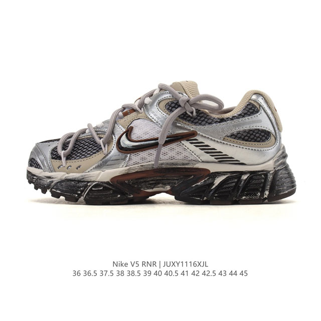 公司级 耐克 Nike 2025年新款 Nike V5 Rnr 轻量缓震支撑休闲鞋 舒适防滑耐磨低帮复刻运动鞋 厚底增高老爹鞋 经典设计与现代工艺完美结合，带来