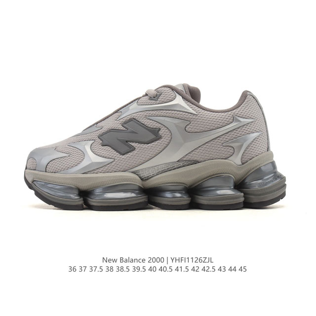 公司级 New Balance 新鞋型！新百伦New Balance 2000系列复古潮流网眼透气跑鞋2000年代风格轻便耐磨厚底增高 气垫缓震运动老爹鞋，这双